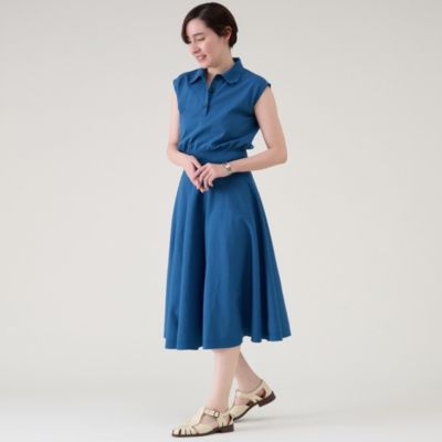 マルティニーク新品⭐️martiniqueドットボウタイワンピースリボン付きワンピ ワンピース martinique/ドットボウタイワンピース