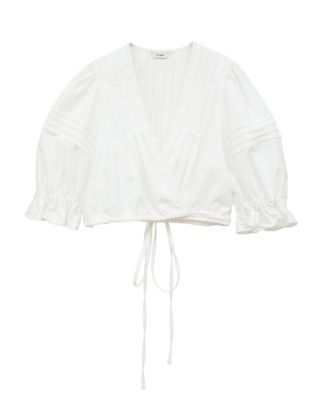 専用　CLANE PINTUCK CROPPED BLOUSE サイズ２ CLANE(クラネ)のPINTUCK CROPPED BLOUSE通販 | 集英社HAPPY PLUS