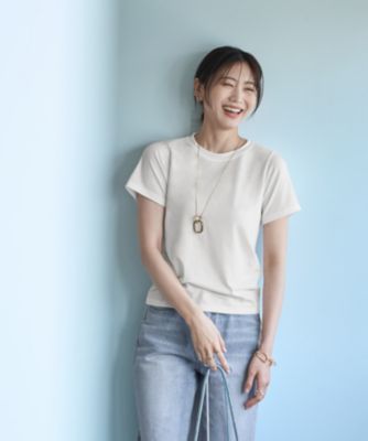 集英社HAPPY PLUS STORESTYLE DELI（スタイルデリ）/ふにゃふにゃ柔らかクルーネックTシャツ