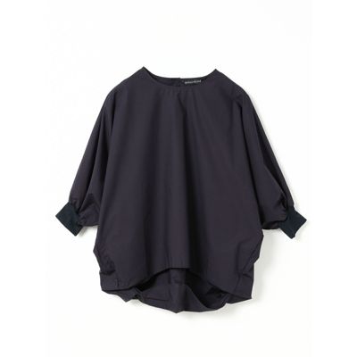 mizuiro ind(ミズイロインド)のボートネックコクーンプル