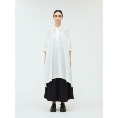 ✨極美品✨ ミズイロインド 2024年 シアーワイドワンピース 洗える 綿100 ✨極美品✨ ミズイロインド 2024年 シアーワイドワンピース