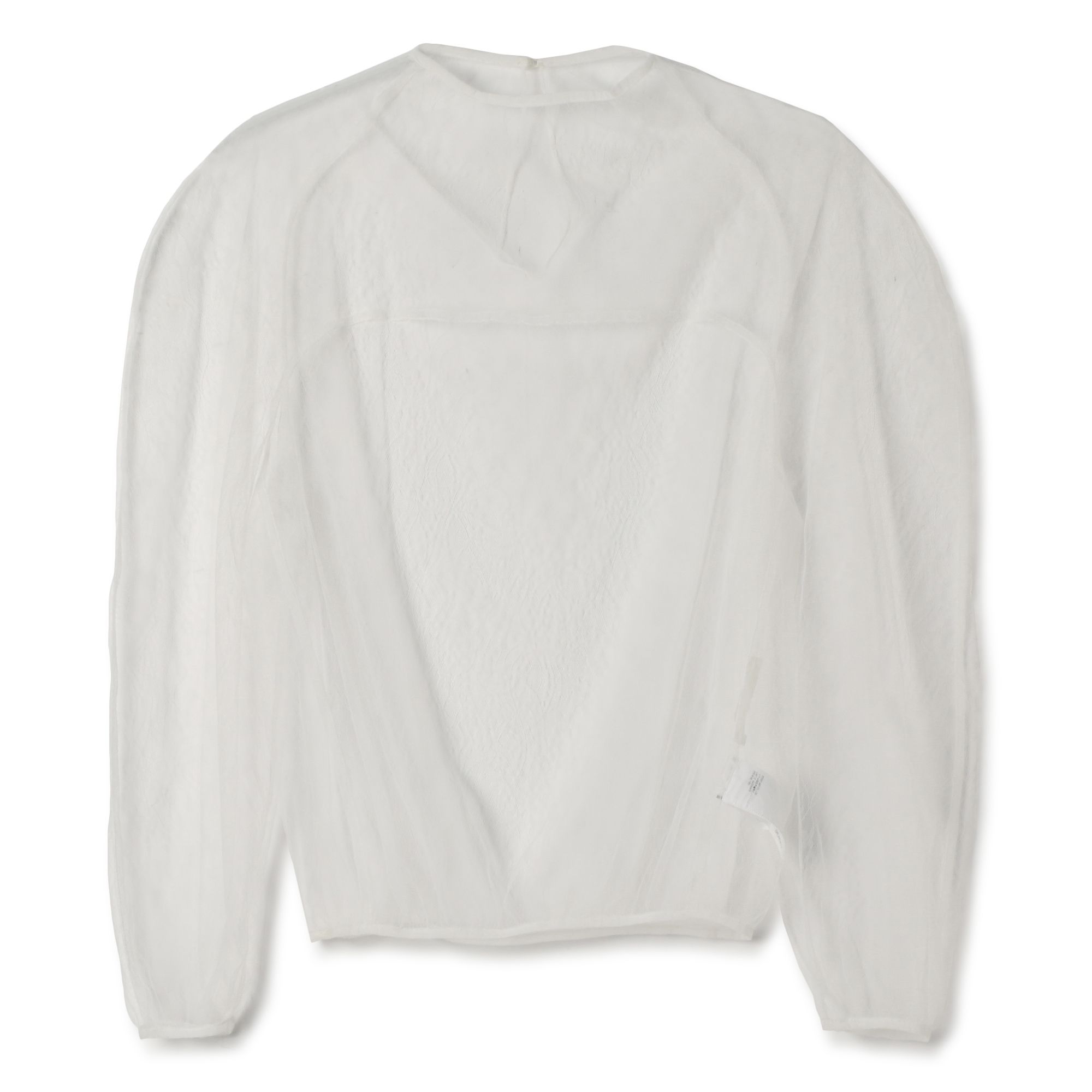 AMOMENTO(アモーメント)/SHEER LACE MOCK NECK TOP