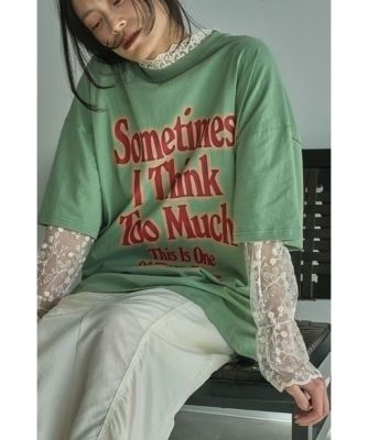 集英社HAPPY PLUS STOREmarjour（マージュール）/LOGO OVER TEE