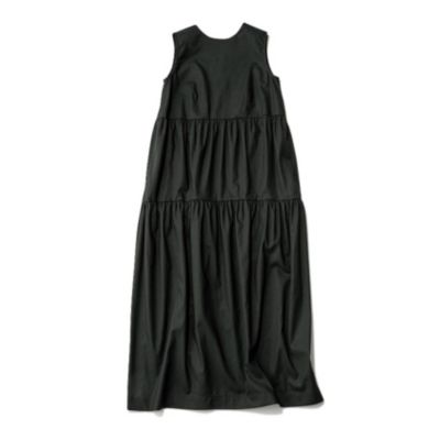 薄着の季節こそ「着るだけで決まる」服　【洗える】シャンブレーティアード ワンピース