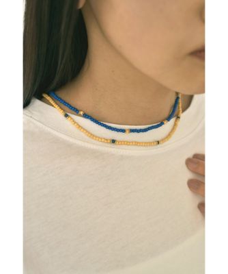 集英社HAPPY PLUS STOREmarjour（マージュール）/SYNTHETIC STONE COLOR NECKLACE