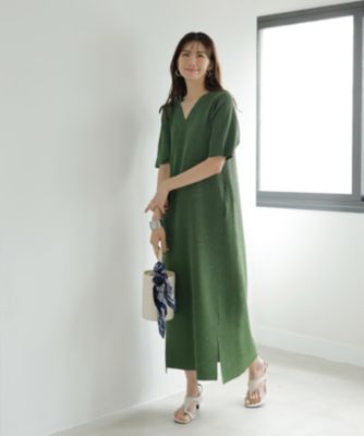 値下げweakend. 24SS フロントクロスシャツドレス ネイビー サイズ2