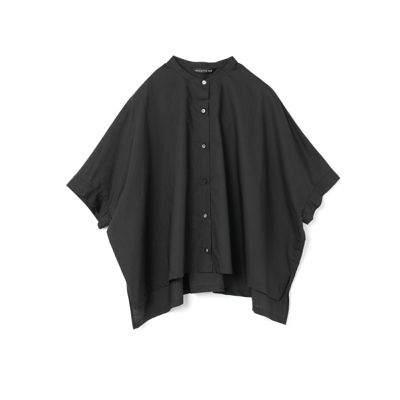 未着用☆ミズイロインド ワイドシルエット ピンタックシャツ 薄