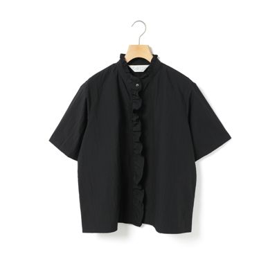 【超美品】Midi Umi ミディウミ　フリルショートハーフスリーブシャツ MidiUmi ハーフスリーブフリルショートシャツ｜ MARcourt ONLINE
