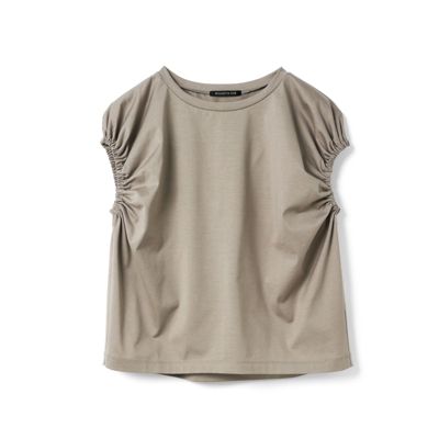 【SOFFIE D'HOORE】 ギャザーパフスリーブ プルオーバーブラウス SOFFIE D'HOORE】 ギャザーパフスリーブ プルオーバーブラウス