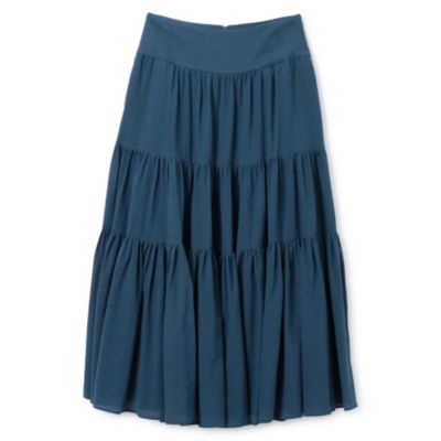 Pale Jute Block Check Skirt II black × white - Pale Jute