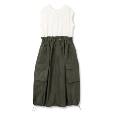 今だけ限定値下げ【美品】MUVEIL ミュベールワンピース定価41.800円M MUVEIL(ミュベール)のハートパッチミリタリーワンピース通販