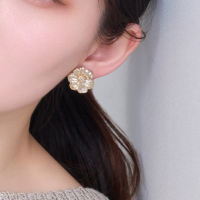 集英社HAPPY PLUS STOREPhoebe（フィービィー）/フレグラントフラワーメタルイヤリング