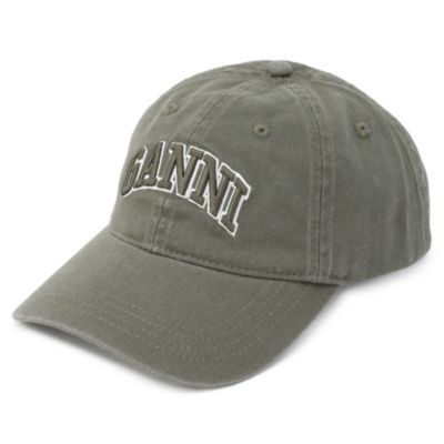 GANNI(ガニー)のWashed Cotton Canvas Cap Emb通販 | mirabella