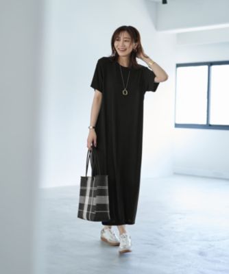 niime半袖カットソーワンピース 楽天市場】tamaki niime(タマキ ニイメ) 玉木新雌 nuimeシリーズ