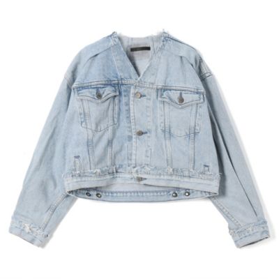 QUIITO キイト　NO COLLAR DENIM JK 新品未使用 lady's recommend brand】 ⁡ @quiito_official 【QUIITO/キイト