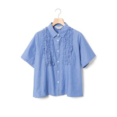 MidiUmi(ミディウミ)のフロントフリルシャツ通販 Marisol