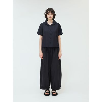 ミィーばぁばです✨ミズイロインド ギャザーワンピース+ichi 綿麻パンツ mizuiro ind(ミズイロインド)のコクーンギャザーパンツ通販