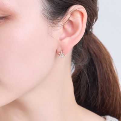 集英社HAPPY PLUS STOREPhoebe（フィービィー）/ワンタッチスノーフラークフープピアス
