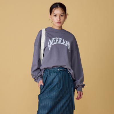 集英社HAPPY PLUS STOREAmericana（アメリカーナ）/USED加工　L／S T