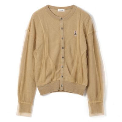 CHIKAKISADA カーディガン tulle cardigan | Chika Kisada