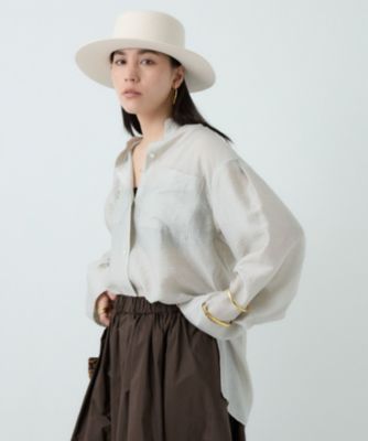 集英社HAPPY PLUS STOREChaos（カオス）/フェインシルクシャツ