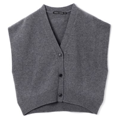 nicholson & nicholson ニットベスト　38 グレー nicolson&nicolson ニコルソンアンドニコルソン プルオーバー