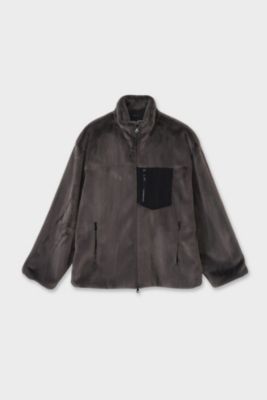 CINOH ダークブラウン ボアジャケット CINOH(チノ)のBOA BLOUSON通販 | 集英社HAPPY PLUS STORE