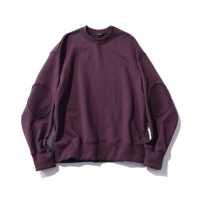 美品 チノ CINOH コットン ヘレン スウェット プルオーバー CINOH(チノ)のHELENE SWEAT ELBOW PATCH DETAIL PULLOVER通販