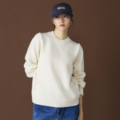 未使用【SLOANE/スローン】3G ジーロンラム カシミア ポンチョ ブルー SLOANE(スローン)の5G ジーロンラム×カシミヤ クルーネック通販
