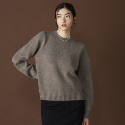 新品タグ付き★SLONE スローン☆カシミヤ混 5G天竺クルーネックニット 新品タグ付き☆SLONE スローン☆カシミヤ混 5G天竺クルーネック