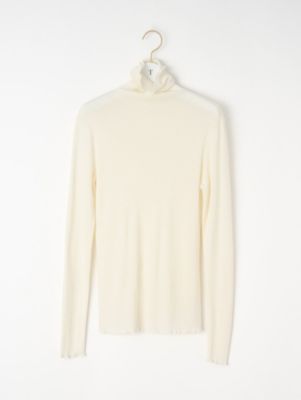 TICCA(ティッカ)のウールシルクボトルネックプルオーバー通販 | 集英社