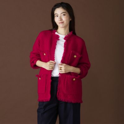 ADAWASのニットツイードジャケット【STANDARD BOOK 2022AW