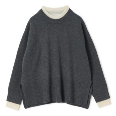 2シーズン目となるスタイリスト飯島朋子さんとのコラボItem　レイヤード風ニット