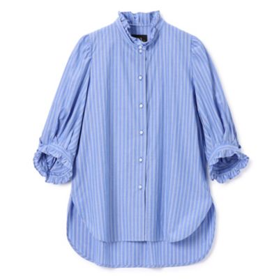 Pale Jute Striped panel shirt - Pale Jute