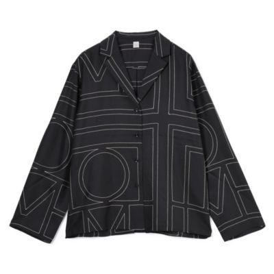 【TOTEME】モノグラム シルク パジャマトップ 【関税送料込】 TOTEME(トーテム)のMonogram silk pj top通販 | 集英社HAPPY