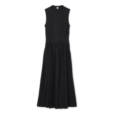 TOTEME トーテム ギャザーコットンノースリーブ ミディドレス TOTEME(トーテム)のSleeveless Cotton Tee Dress通販