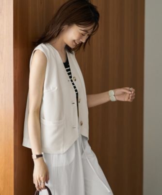 集英社HAPPY PLUS STORESTYLE DELI（スタイルデリ）/【LUXE】スタイリッシュベストトップス