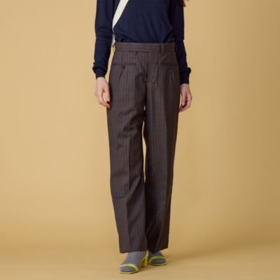 集英社HAPPY PLUS STOREJANE SMITH（ジェーンスミス）/STRIPE WOOL TROPICAL BACK FRONT SLACKS