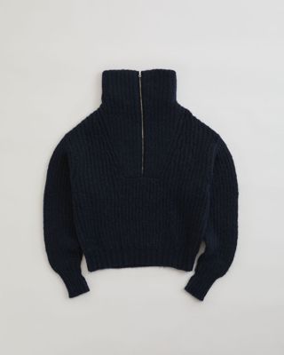 美品　シンゾーン　HALF ZIP SWEATSHIRT ネイビー 10月上旬入荷予定】HALF ZIP SWEATSHIRT – Shinzone