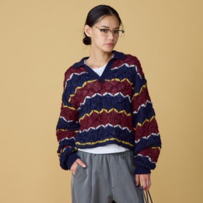 最終価格 美品✨COOHEM/コーヘン　ANIMAL GRADATION C/D COOHEM(コーヘン)のKOUHEN NORDIC KNIT B／L通販 | 集英社HAPPY