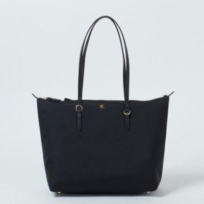 未使用級✨️希少✨️ローレンラルフローレン トートバック ロゴ金具 ビジネス 黒 LAUREN RALPH Lauren Ralph ローレンラルフローレン ショルダー