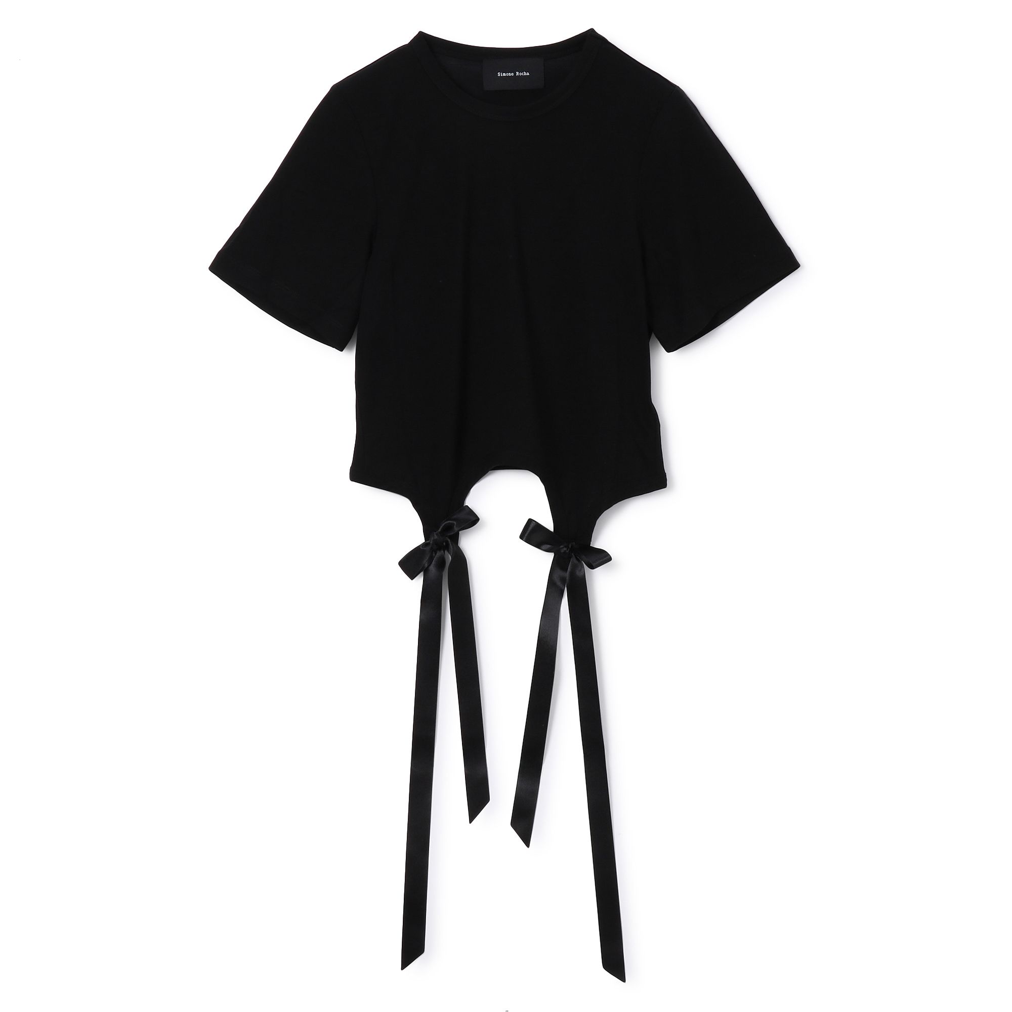 SIMONE ROCHA ・EASY SHORT SLEEVE T－SHIRT W／ BOW TAILS ・¥44,000
