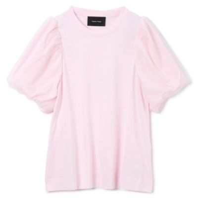 【送料&関税込】Simone Rocha Tulle Overlay Puff Sleeve Frill SIMONE ROCHA(シモーン ロシャ)のTULLE OVERLAY PUFF SLEEVE T