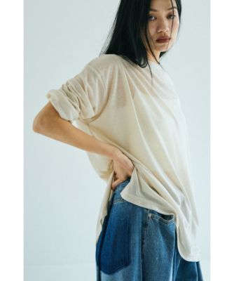 集英社HAPPY PLUS STOREmarjour（マージュール）/SHEER OVER TEE