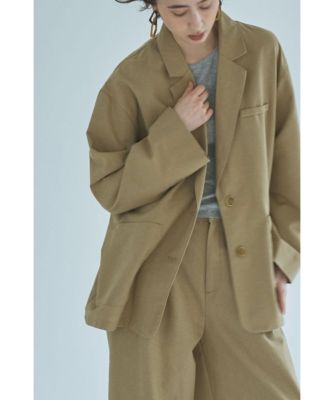 集英社HAPPY PLUS STOREmarjour（マージュール）/LINEN BLEND OVER JACKET
