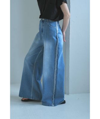 集英社HAPPY PLUS STOREmarjour（マージュール）/SIDE SEAM WIDE DENIM