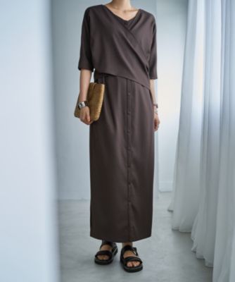 集英社HAPPY PLUS STORESTYLE DELI（スタイルデリ）/【LUXE】カシュクールみたいに結ぶワンピース