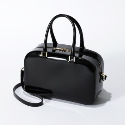 CHRISTIAN VILLA クリスチャンヴィラ　ボストンバッグ　新品タグ付き CHRISTIAN VILLA(クリスチャンヴィラ)のエナメルボストンバッグ