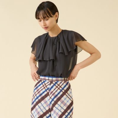 martinique(マルティニーク)のシフォンジョーゼットブラウス通販
