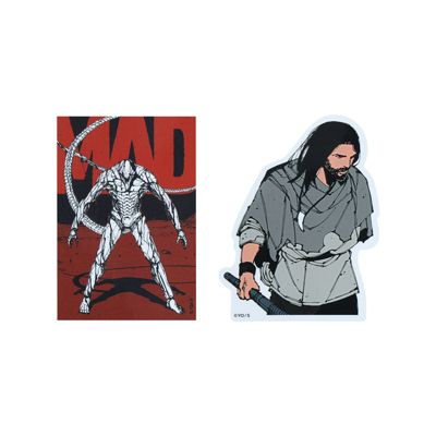 MAD(マッド)の『MAD』ステッカー（2枚入り） ＜少年ジャンプ＋展＞ BE2